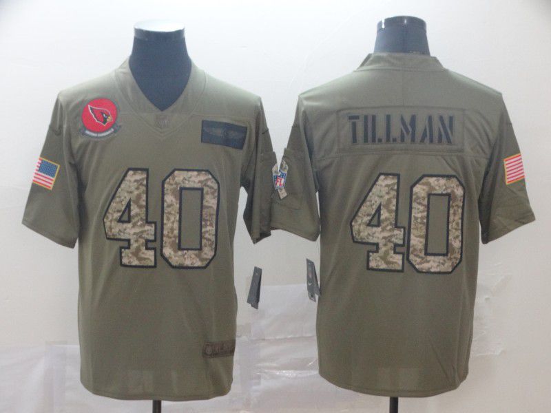Men Arizona Cardinals #40 Tillman Nike 2019 Olive Camo Salute to Service Limited NFL Jerseys->arizona cardinals->NFL Jersey